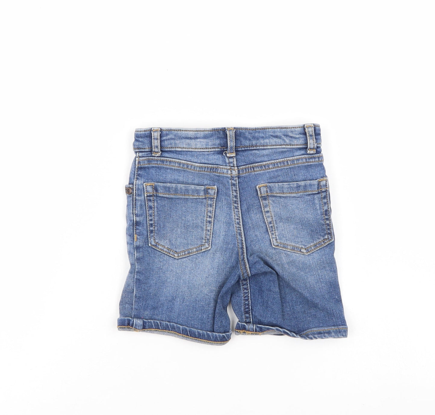 River Island Boys Blue  Denim Cropped Jeans Size 9 Months  - Shorts/Distressed