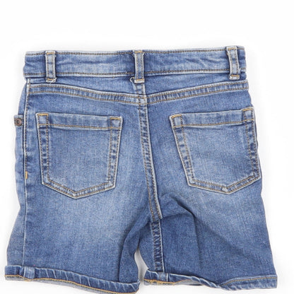 River Island Boys Blue  Denim Cropped Jeans Size 9 Months  - Shorts/Distressed