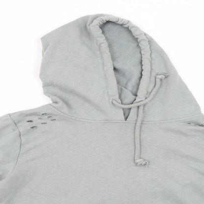 Atmosphere Womens Green   Pullover Hoodie Size 6  - distressed