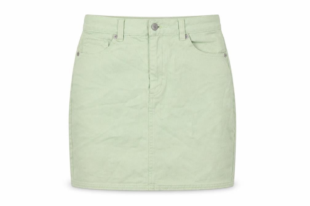 Womens UK Size 6 Monki A-Line Denim Skirt