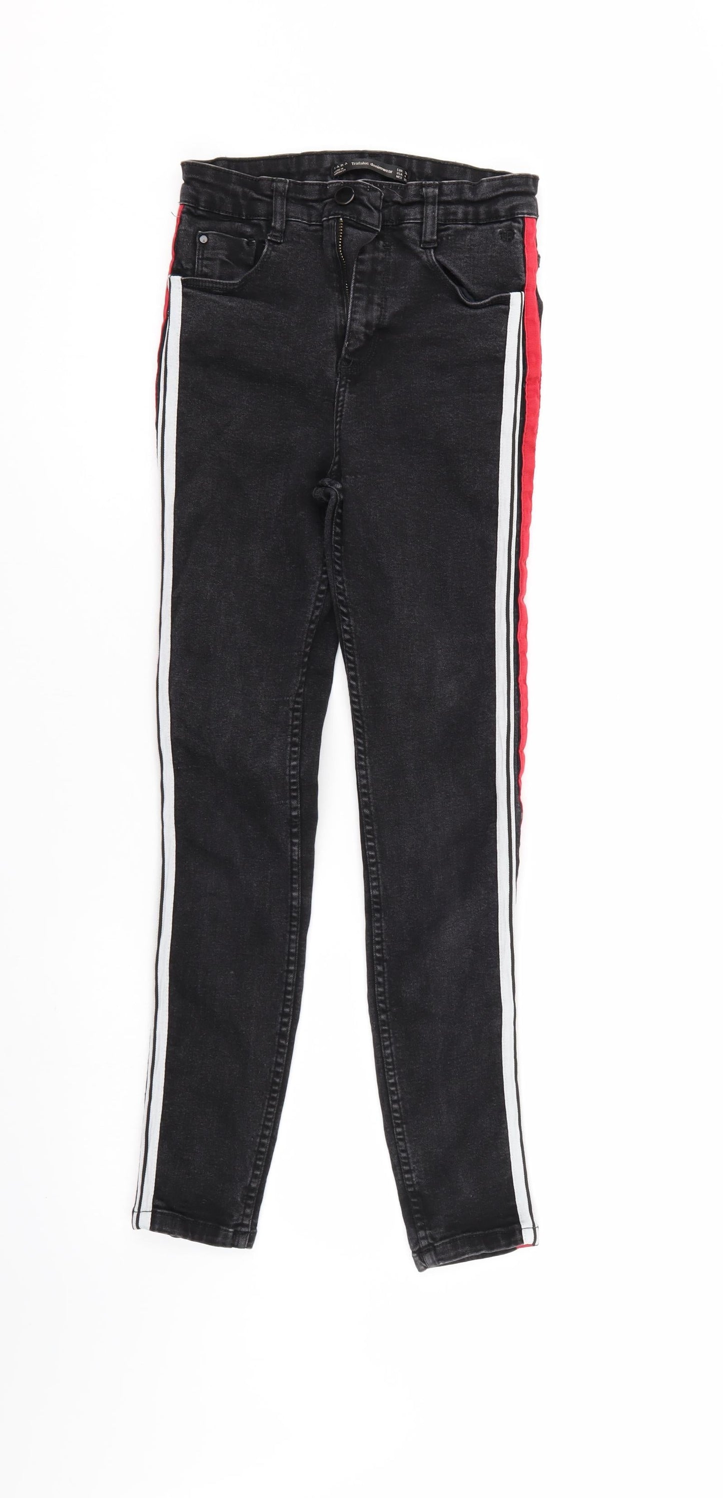 Trafaluc Womens Black  Denim Skinny Jeans Size 6 L26 in