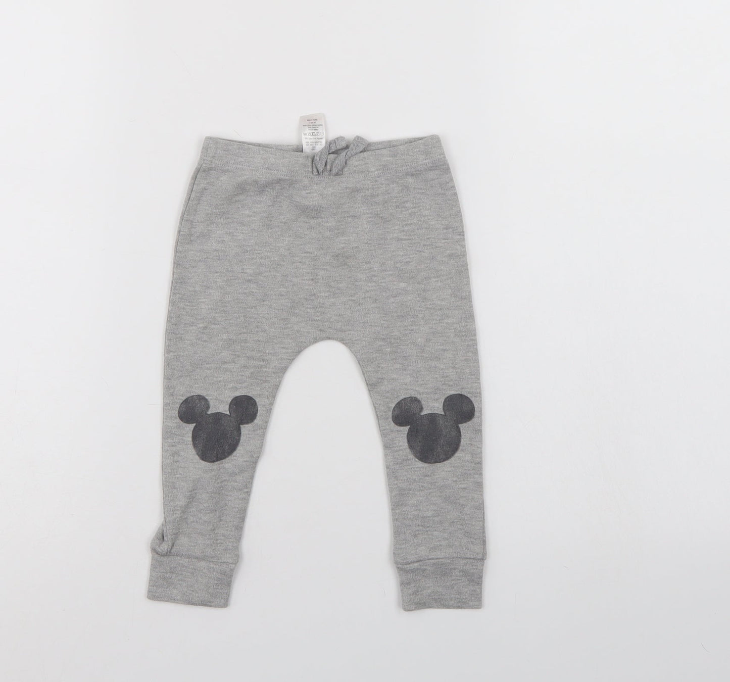 George Girls Grey   Track Pants Trousers Size 9-12 Months