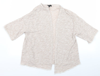 New Look Womens Beige   Cardigan Jumper Size 14