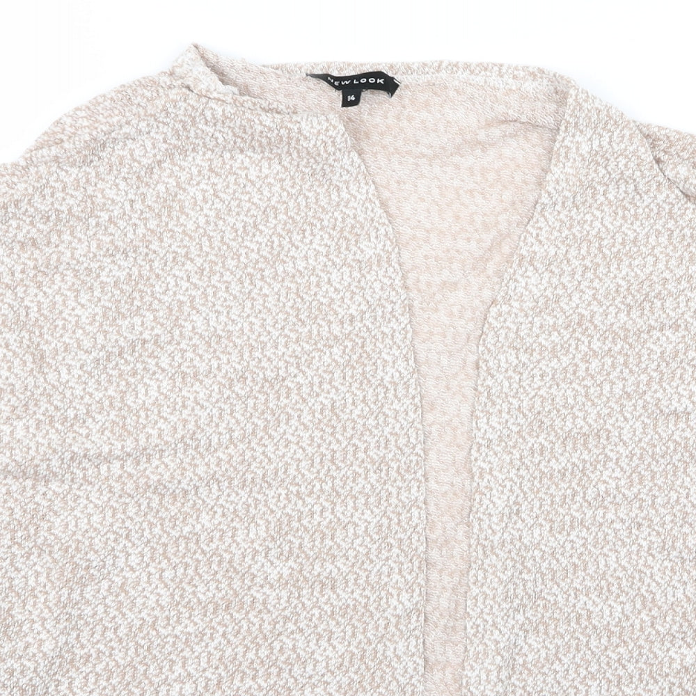 New Look Womens Beige   Cardigan Jumper Size 14