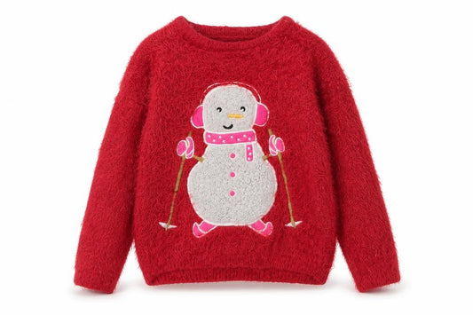 Preworn Boys Red   Pullover Jumper Size 2 Years