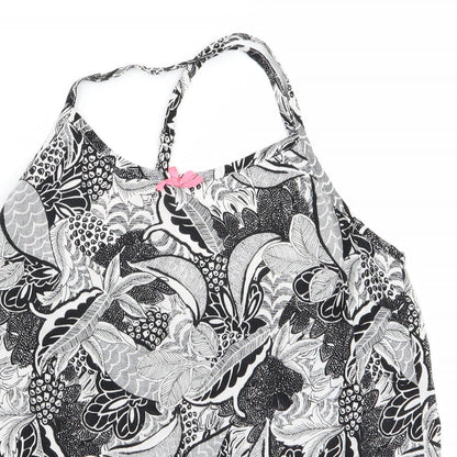 TU Womens Pink Floral  Basic Blouse Size 10