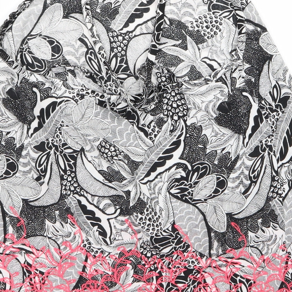 TU Womens Pink Floral  Basic Blouse Size 10