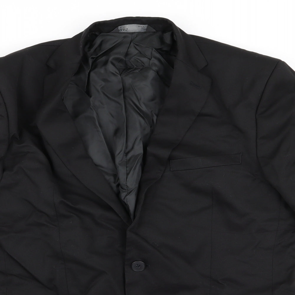 Mens UK Size  m&s Black Jacket