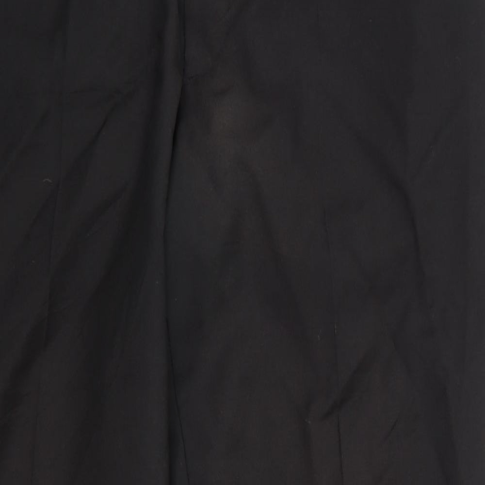 Womens UK Size 36 Preworn Regular Fit  Black Trousers