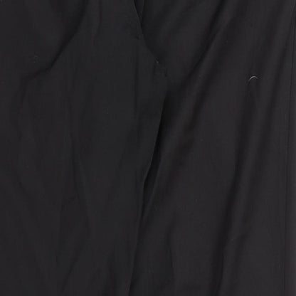 Womens UK Size 36 Preworn Regular Fit  Black Trousers