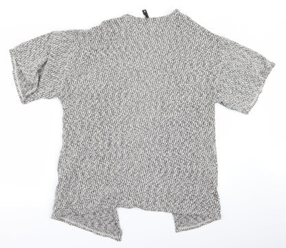 Divided Womens Grey   Cardigan Jumper Size S