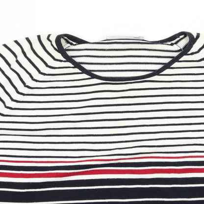 Country Casuals Womens Blue Striped  Pullover Jumper Size L
