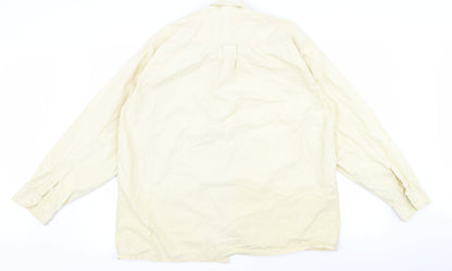 bowler Womens Beige   Basic Button-Up Size 40