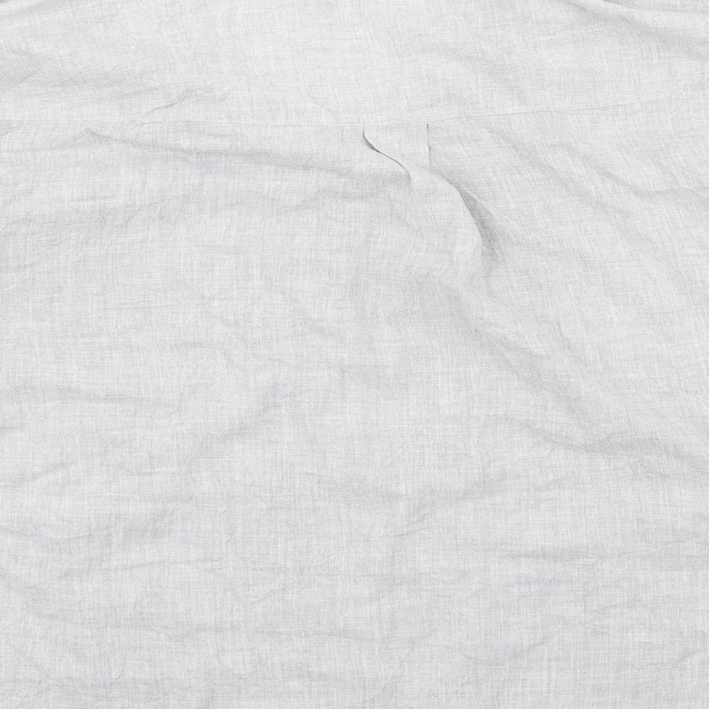 Preworn Womens Grey   Basic Button-Up Size 16