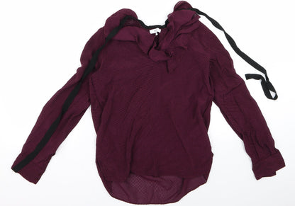 riess Womens Red   Basic Blouse Size 4