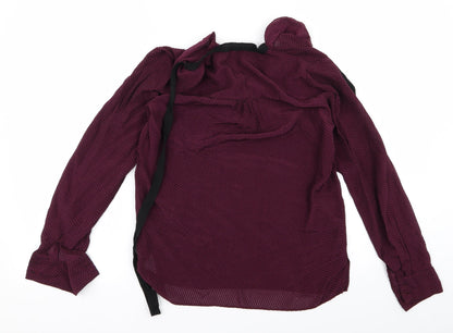 riess Womens Red   Basic Blouse Size 4