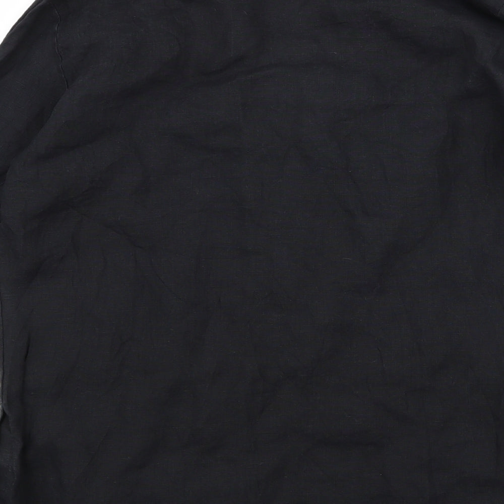 Womens UK Size M m&s Black Basic Blouse