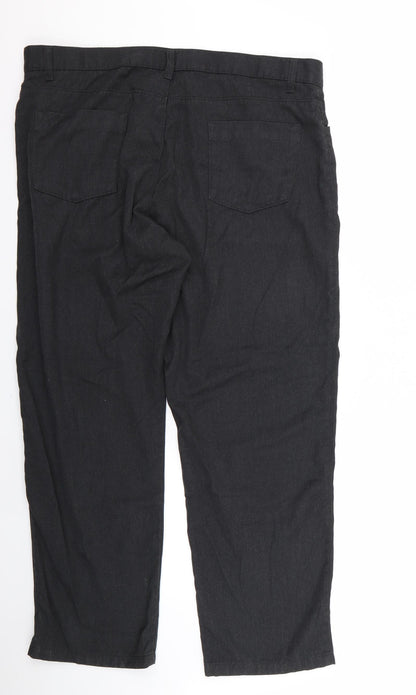 George Womens Black   Trousers  Size 40 L27 in