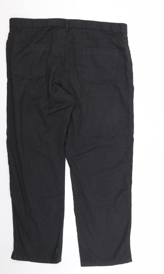 George Womens Black   Trousers  Size 40 L27 in