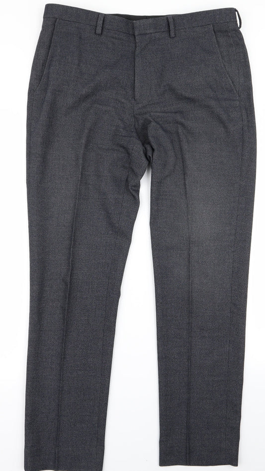 Womens UK Size 30 NEXT Regular Fit  Grey Trousers