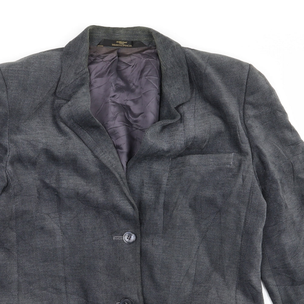 m&s Womens Grey   Jacket  Size 12