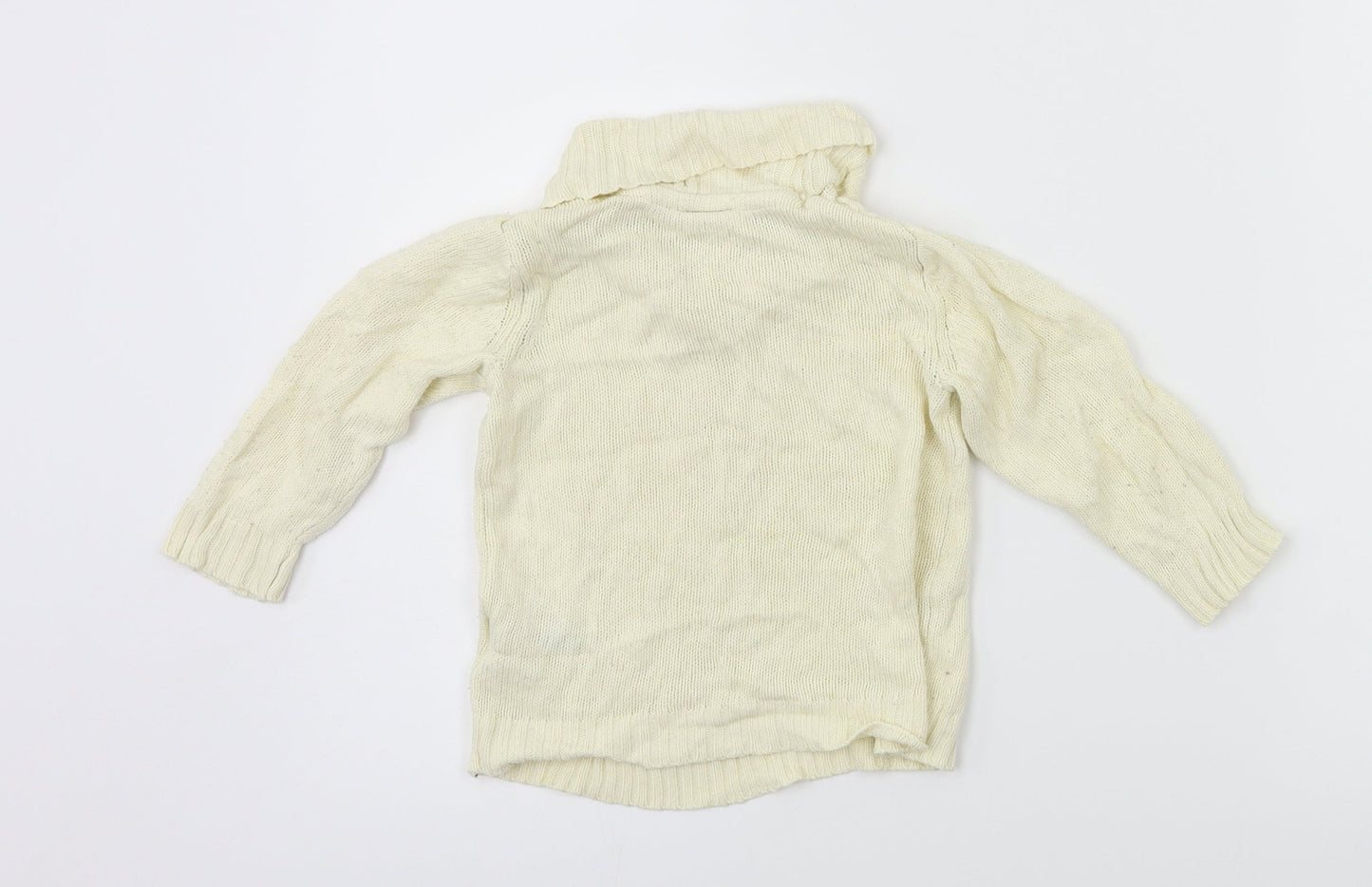 H&M  White Animal Print  Pullover Jumper Size 12-18 Months