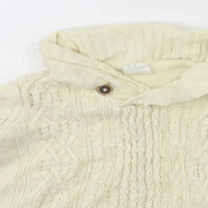 H&M  White Animal Print  Pullover Jumper Size 12-18 Months