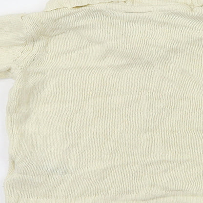H&M  White Animal Print  Pullover Jumper Size 12-18 Months