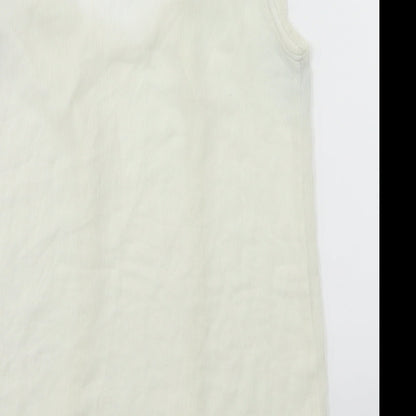 Womens UK Size 6 Atmoshpere White Tunic Blouse