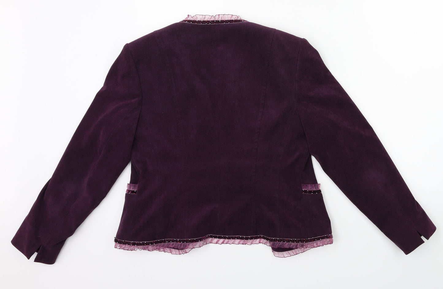 Gerry Weber Womens Purple   Jacket Blazer Size 36