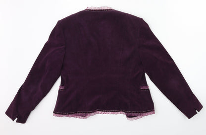 Gerry Weber Womens Purple   Jacket Blazer Size 36