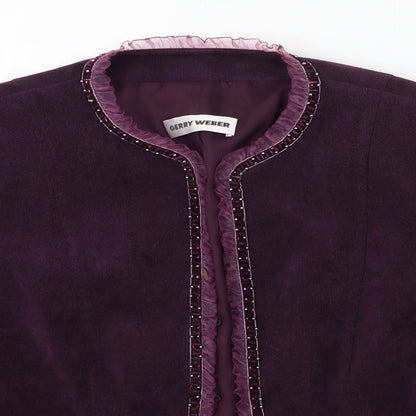 Gerry Weber Womens Purple   Jacket Blazer Size 36