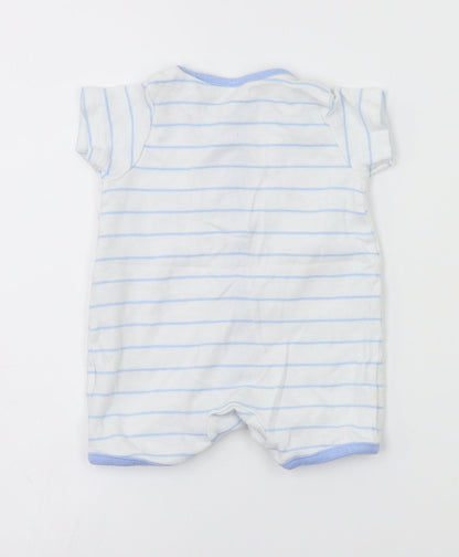 Mini Club  White Striped  Babygrow One-Piece Size Newborn