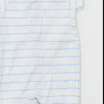 Mini Club  White Striped  Babygrow One-Piece Size Newborn