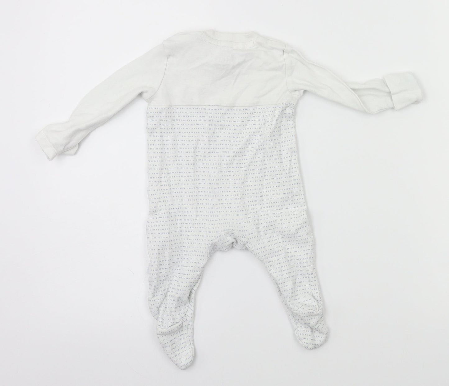 FRED & FLO  White   Babygrow One-Piece Size 0-3 Months