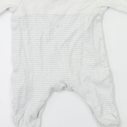 FRED & FLO  White   Babygrow One-Piece Size 0-3 Months