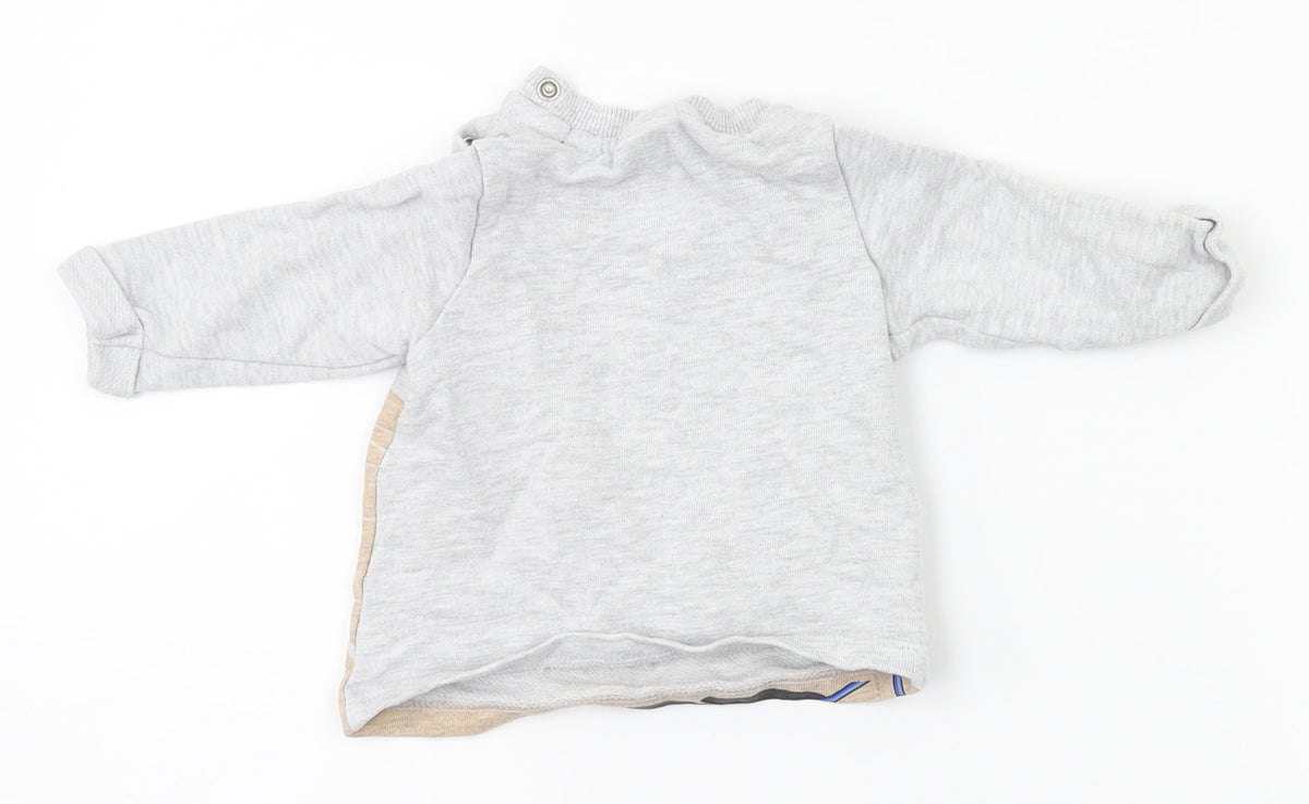 Disney Baby Grey   Pullover Jumper Size 0-3 Months