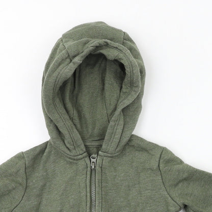 FRED & FLO Boys Green   Full Zip Jumper Size 0-3 Months