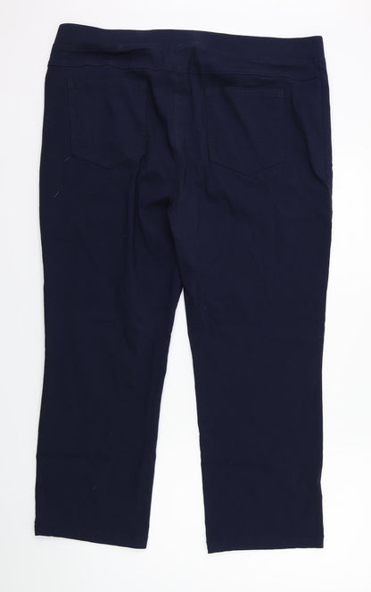 Cotton Traders Womens Blue   Jegging Leggings