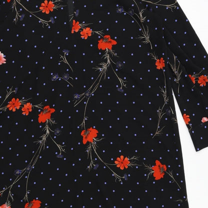 VERO MODA Womens Black Floral  Kaftan  Size M