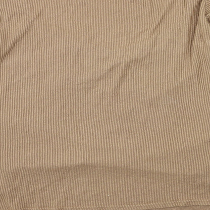 PRETTYLITTLETHING Womens Beige   Pullover Jumper Size 16