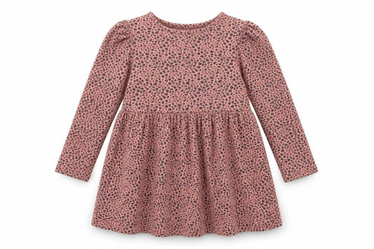 H&M Girls Pink Animal Print  Fit & Flare  Size 2XS