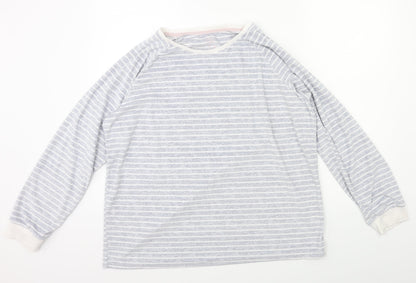 Love to Lounge Womens Grey Striped  Babydoll Pyjama Pants Size L