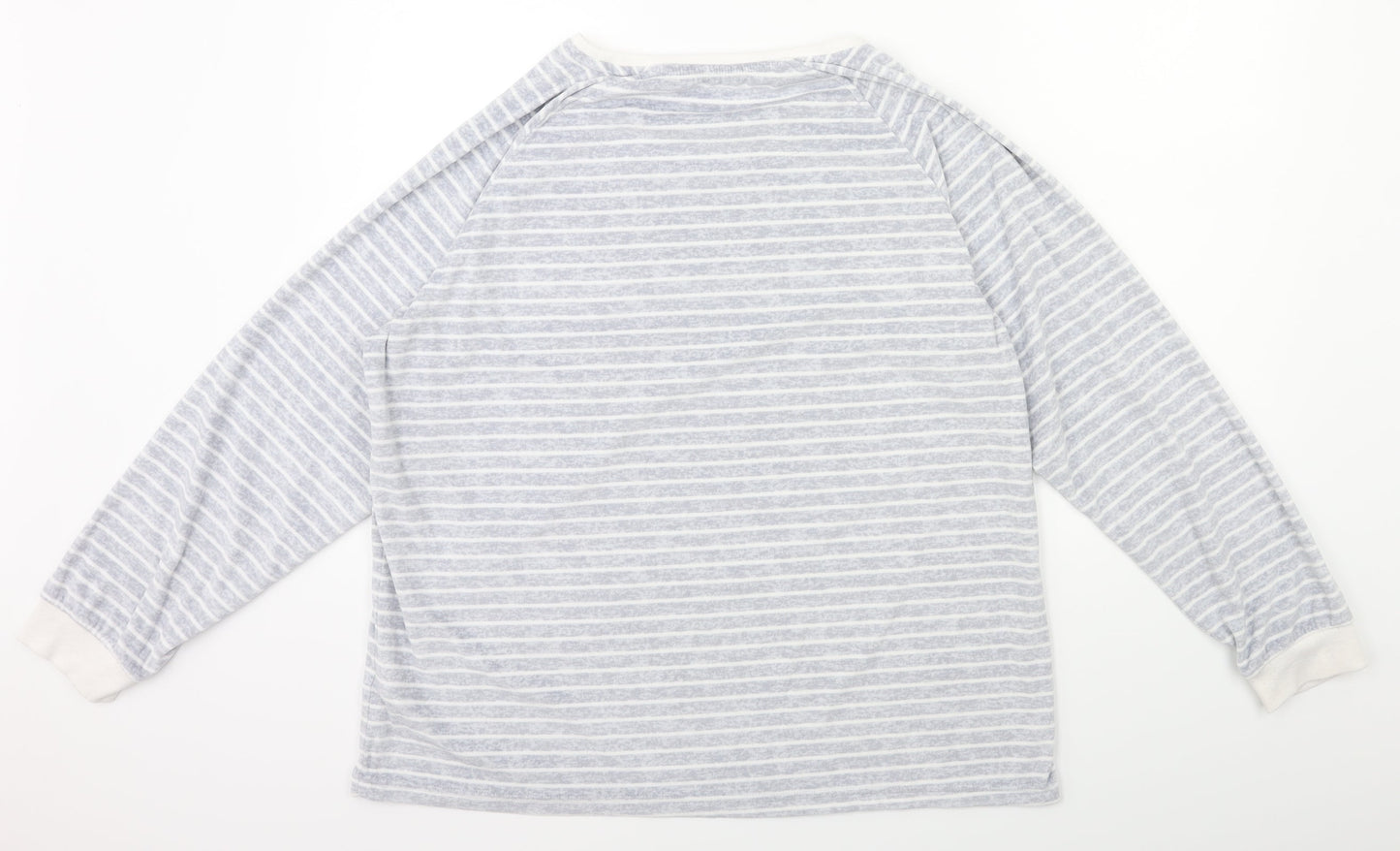 Love to Lounge Womens Grey Striped  Babydoll Pyjama Pants Size L