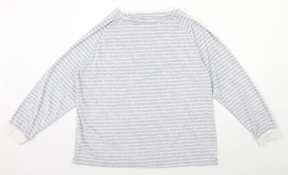 Love to Lounge Womens Grey Striped  Babydoll Pyjama Pants Size L