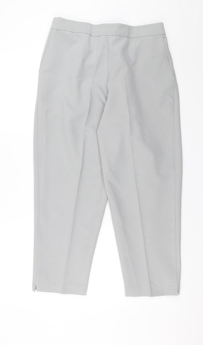 Womens UK Size 30 in Preworn Regular Fit  Grey Trousers