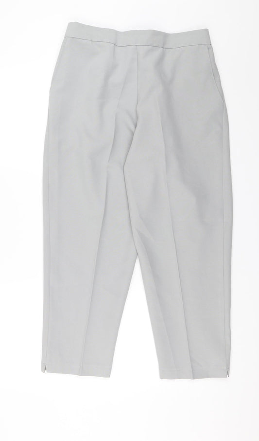 Womens UK Size 30 in Preworn Regular Fit  Grey Trousers