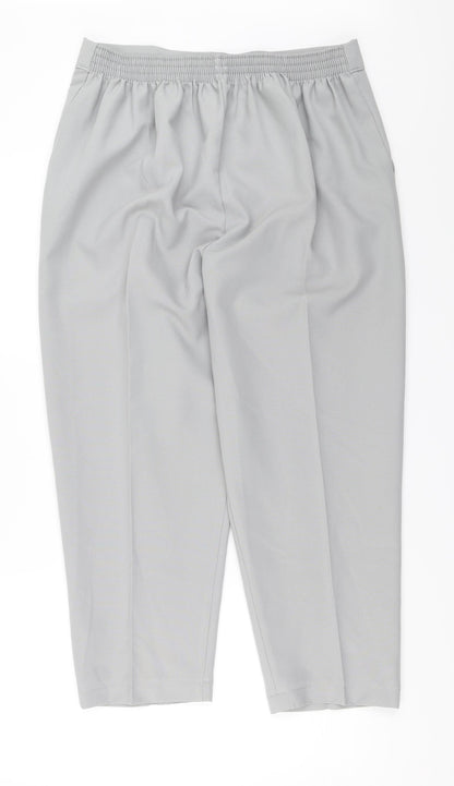 Womens UK Size 30 in Preworn Regular Fit  Grey Trousers