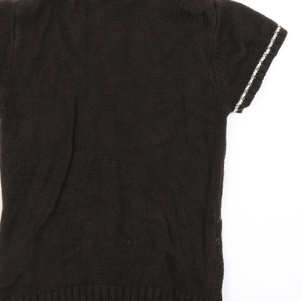 Palomino Girls Brown   Pullover Jumper Size 8 Years