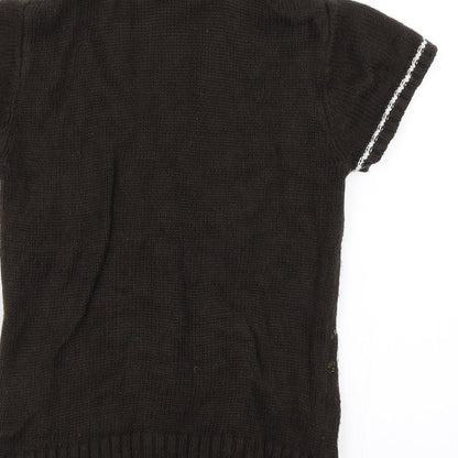 Palomino Girls Brown   Pullover Jumper Size 8 Years